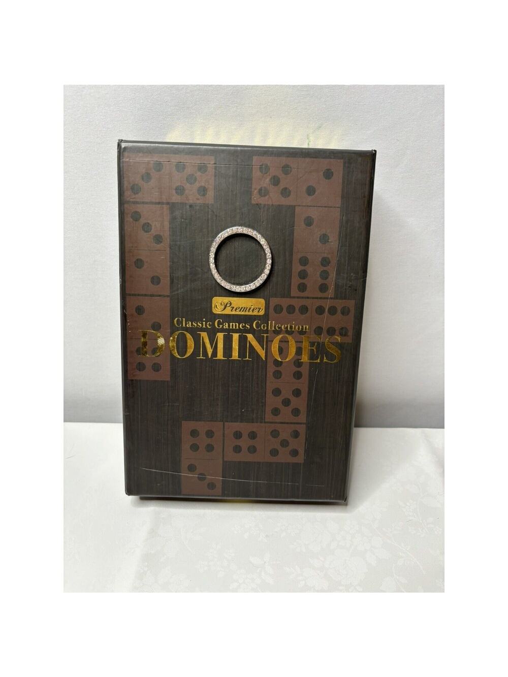 DOMINOES SET Classic Premium Domino Double-Six 6 Tiles Wooden Case